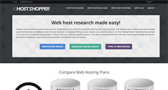Desktop Screenshot of host-shopper.com